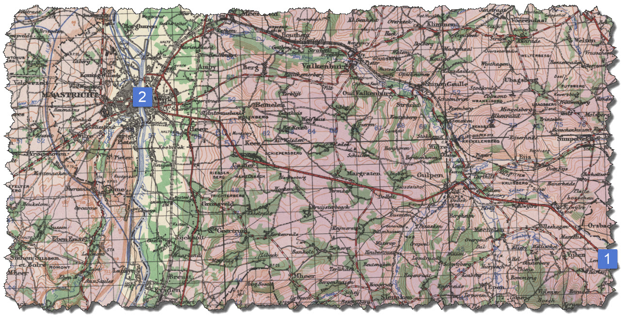 Map 01 - Vaals to Maastricht