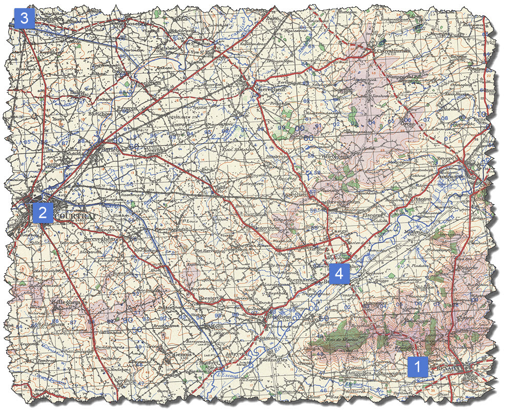 Map 2 - Ingelmunster - Ronse